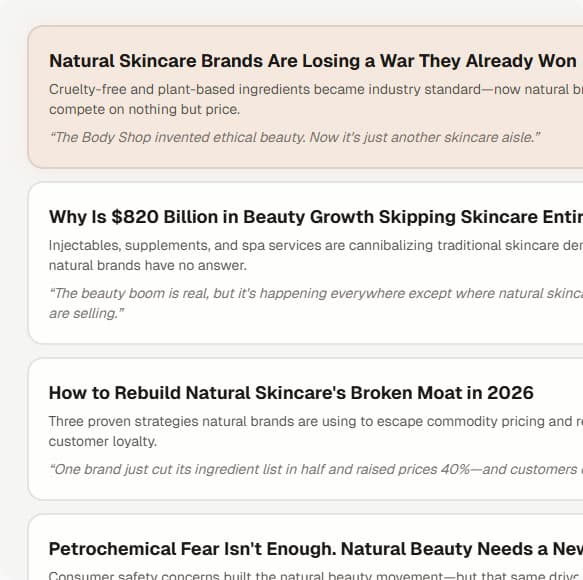 Austen headline picker showing multiple angle options